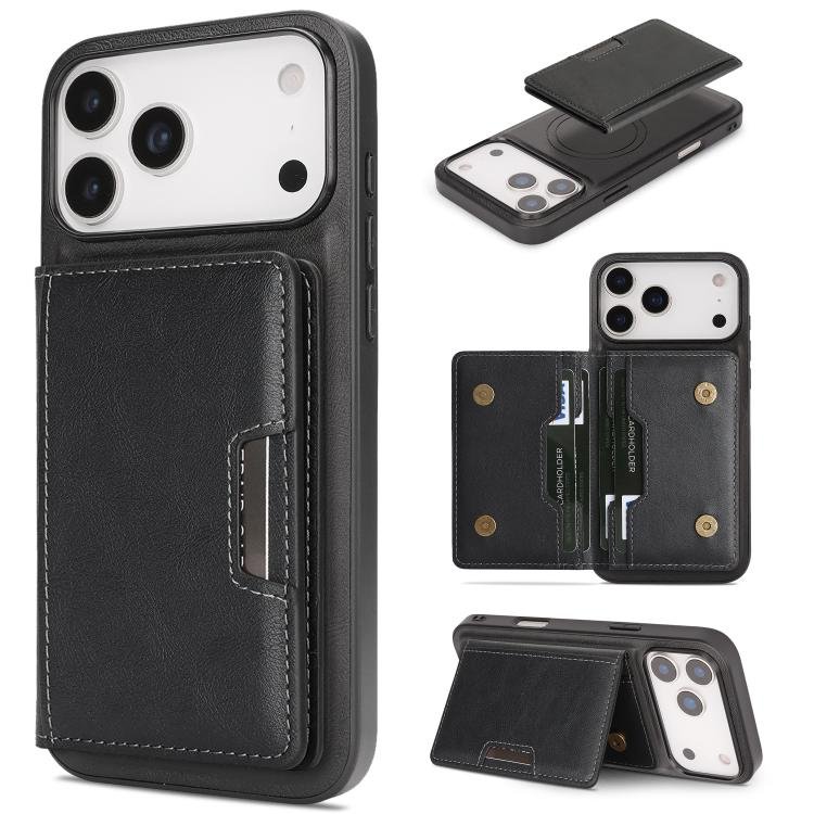 Kalebol Strong MagSafe Magnetic Two-Fold Card Bag Leather Phone Case… Kalebol Strong MagSafe Magnetic Two-Fold Card Bag Leather Phone Case…