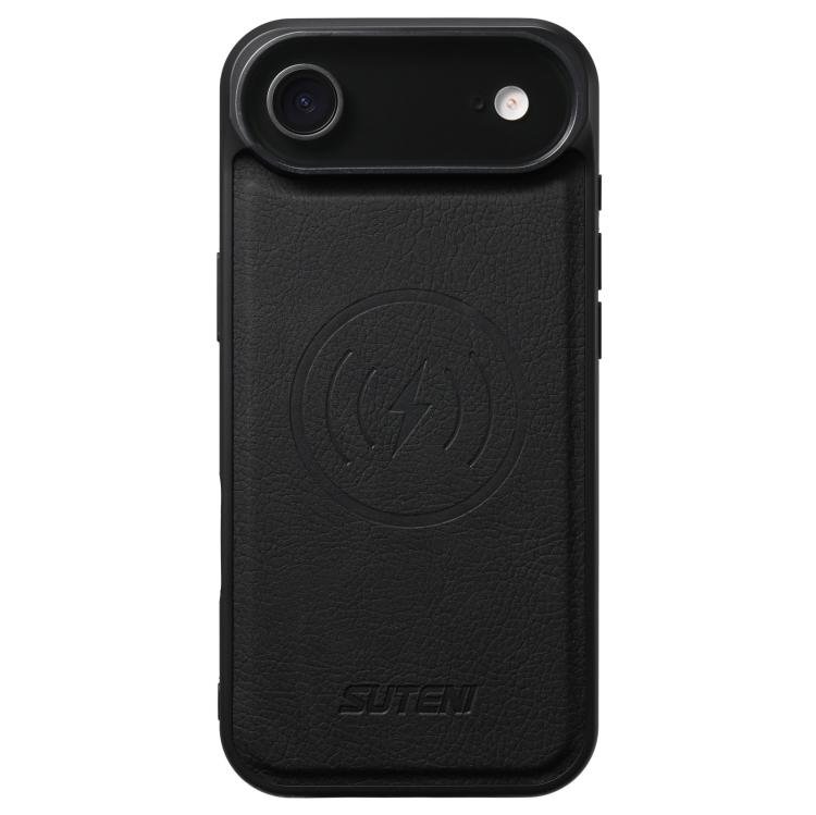 Suteni G5 Litchi Leather Magnetic MagSafe Phone Case, For iPhone 17 Air, For iPhone 16 Pro Max… Suteni G5 Litchi Leather Magnetic MagSafe Phone Case, For iPhone 17 Air, For iPhone 16 Pro Max…