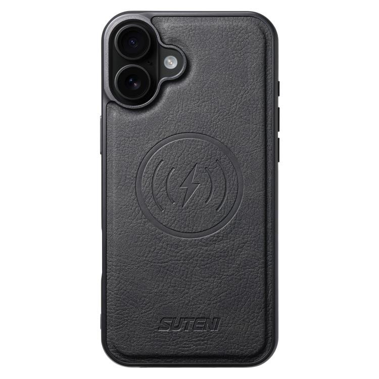 Suteni G5 Litchi Leather Magnetic MagSafe Phone Case, For iPhone 18, For iPhone 18 Pro… Suteni G5 Litchi Leather Magnetic MagSafe Phone Case, For iPhone 18, For iPhone 18 Pro…