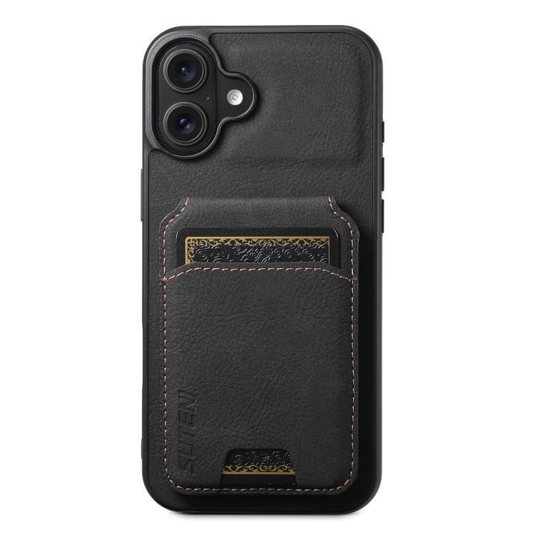 Suteni H02 Litchi Leather Card Wallet Stand Back Phone Case, For iPhone 18, For iPhone 18 Pro… Suteni H02 Litchi Leather Card Wallet Stand Back Phone Case, For iPhone 18, For iPhone 18 Pro…