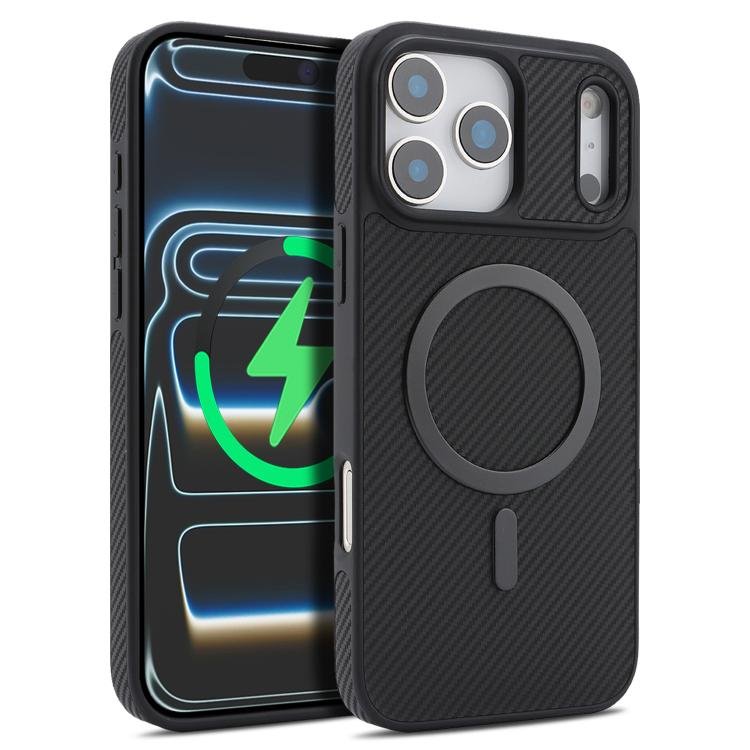 Carbon Fiber MagSafe Phone Case, For iPhone 17 Pro Max, For iPhone 17 Pro Carbon Fiber MagSafe Phone Case, For iPhone 17 Pro Max, For iPhone 17 Pro