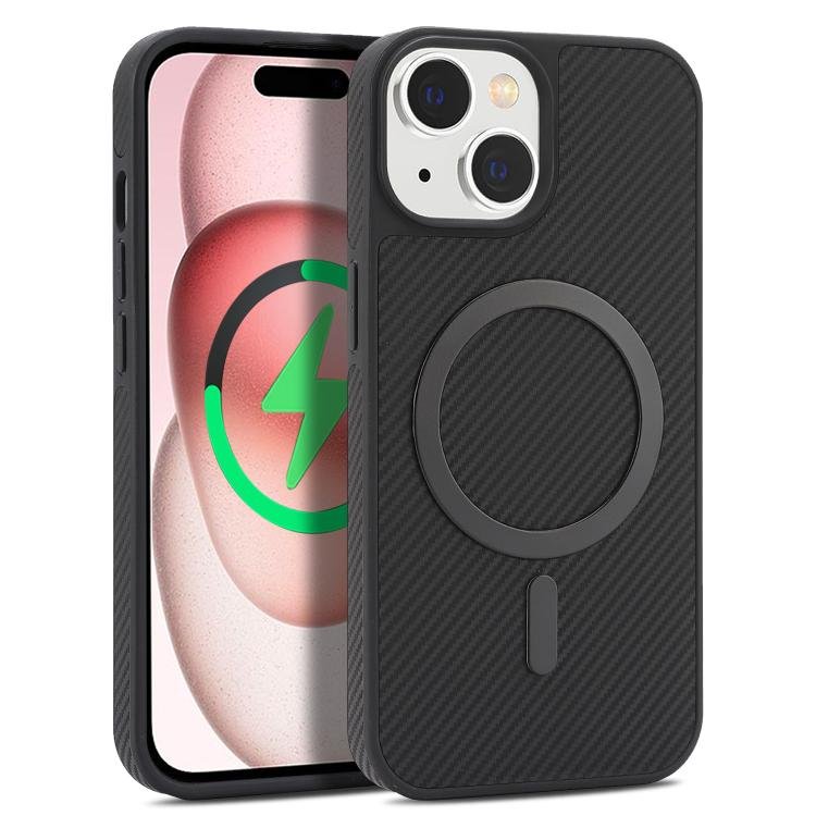 Carbon Fiber MagSafe Phone Case, For iPhone 14 Plus, For iPhone 14 Carbon Fiber MagSafe Phone Case, For iPhone 14 Plus, For iPhone 14