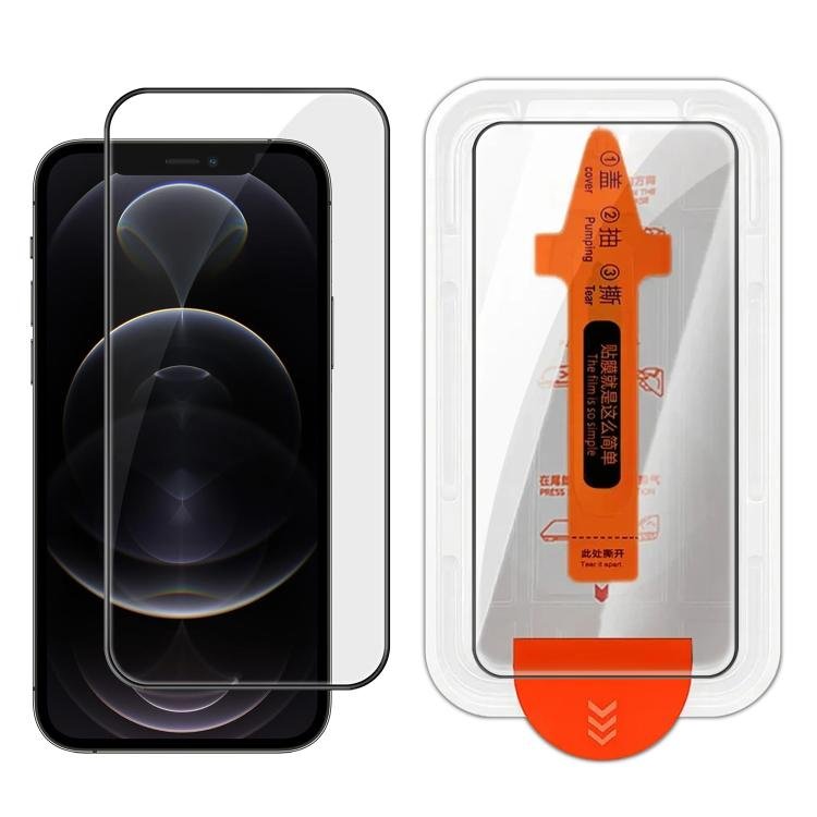 Easy Install Box Dust-Free Screen-Printed HD Tempered Glass Film… Easy Install Box Dust-Free Screen-Printed HD Tempered Glass Film…