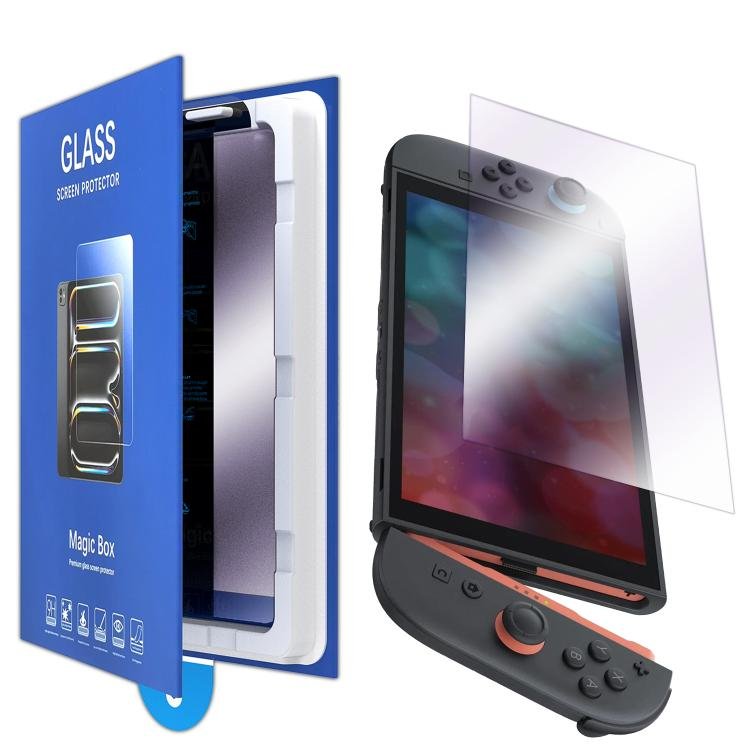 Book Box Dust-Free Chamber Purple Light Dust-Free Instant Game Console Tempered Glass Film...