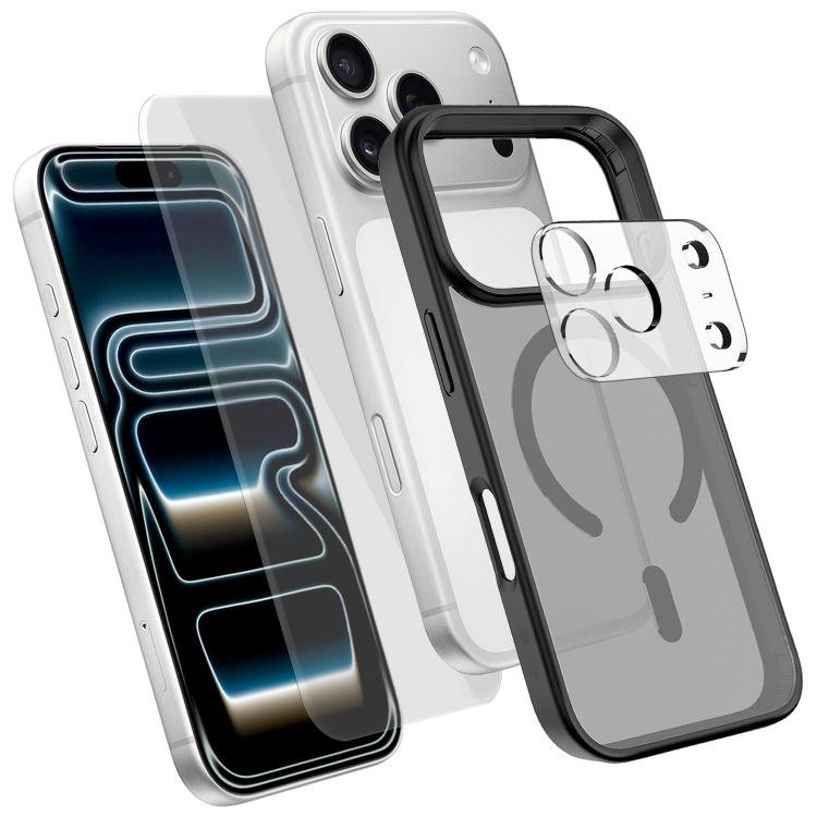 3 in 1 Set Magnetic Phone Case with Screen Film + Lens Protector… 3 in 1 Set Magnetic Phone Case with Screen Film + Lens Protector…