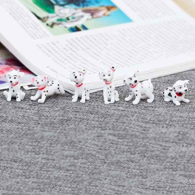6 PCS / Set Doll House Miniature Toy Dalmatian Kitchen Living Room Micro Landscape Decoration 6 PCS / Set Doll House Miniature Toy Dalmatian Kitchen Living Room Micro Landscape Decoration