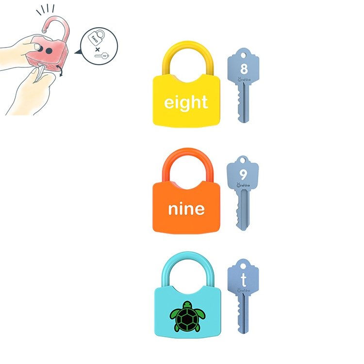 Children Alphanumeric and Number Matching Lock Early Educational Toys, Random… Children Alphanumeric and Number Matching Lock Early Educational Toys, Random…
