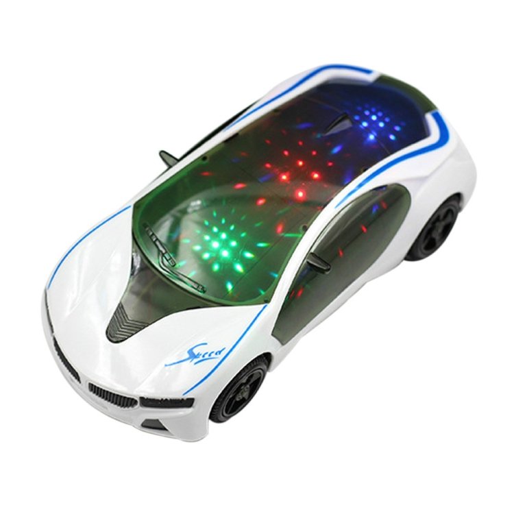 3D Supercar Style Electric Toy With Wheel Lights Music Singing Kids Boys Girl…