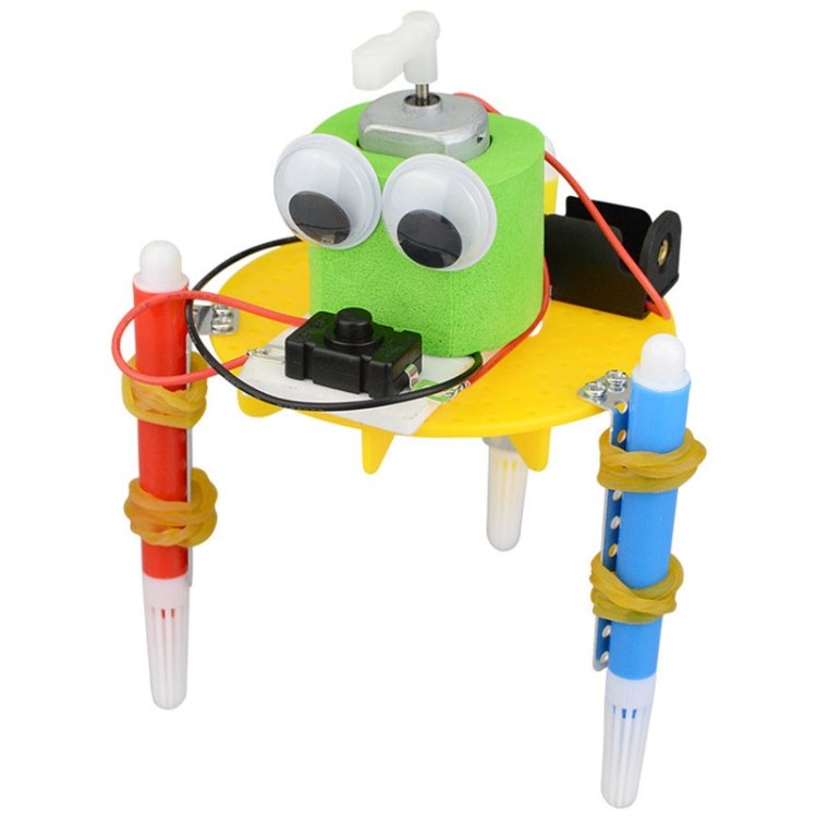 DIY Robot Kids Puzzle Solar Toys Painting Toy DIY Robot Kids Puzzle Solar Toys Painting Toy