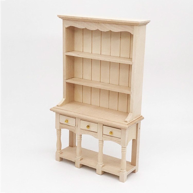 Dollhouse Furniture Miniature Study Room Decoration Wooden Bookcase Cabinet w… Dollhouse Furniture Miniature Study Room Decoration Wooden Bookcase Cabinet w…