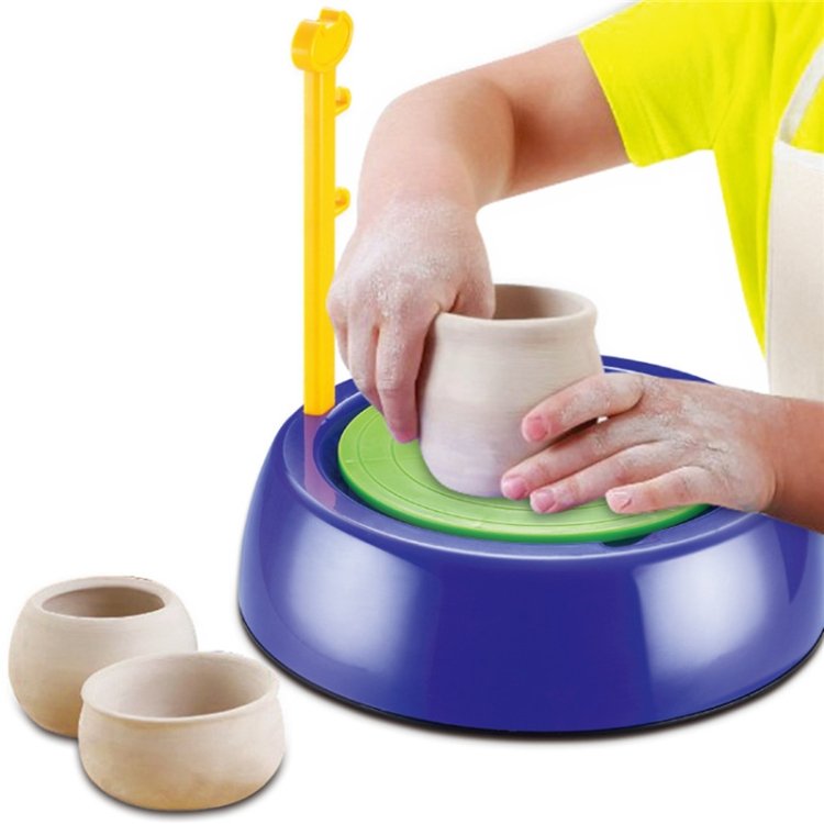 Portable Mini DIY Manual Electric Porcelain Pottery Children Art Education Crafts Portable Mini DIY Manual Electric Porcelain Pottery Children Art Education Crafts