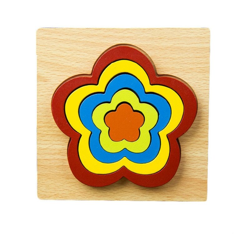 DIY Creative 3D Wooden Puzzle Geometry Shape Puzzle Children Educational Toys… DIY Creative 3D Wooden Puzzle Geometry Shape Puzzle Children Educational Toys…