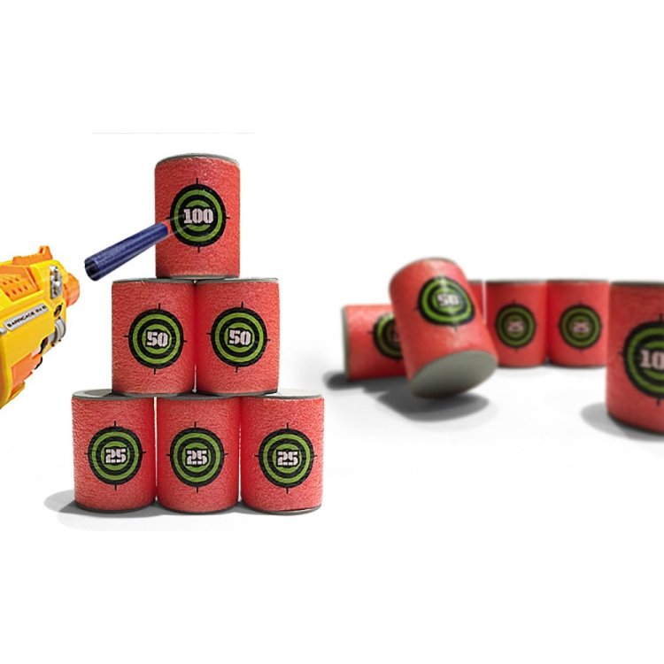 3 Sets Indoor Parent-child Toy Set EVA Shooting Game Target Special Competitive Scoring Props 3 Sets Indoor Parent-child Toy Set EVA Shooting Game Target Special Competitive Scoring Props