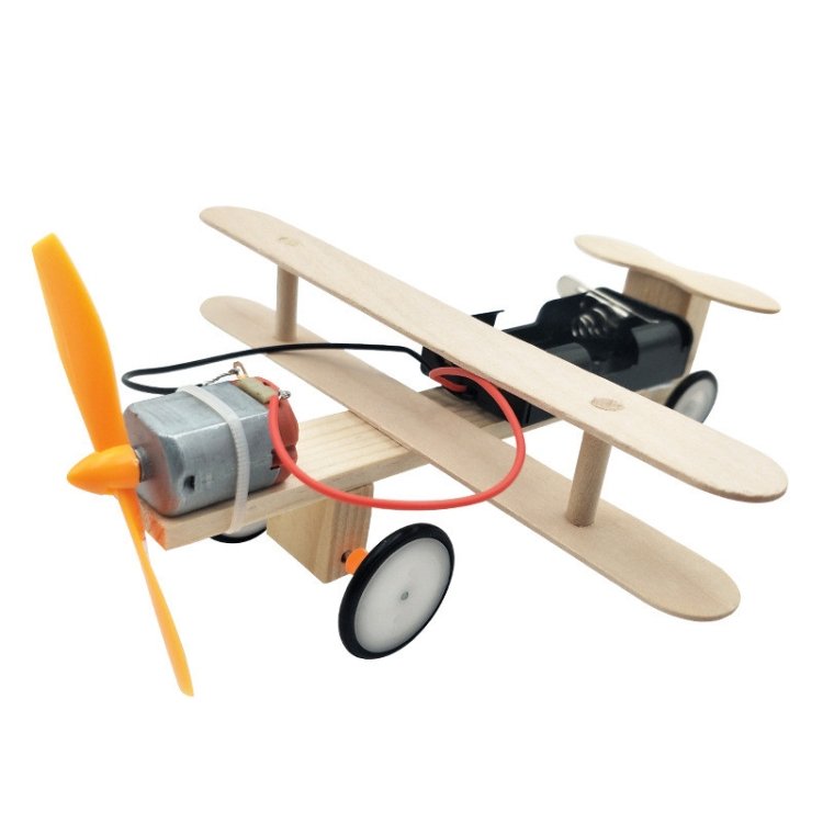 Children Technology Small Production DIY Electric Taxi Aircraft Model Handmade Materials Teaching Toys Children Technology Small Production DIY Electric Taxi Aircraft Model Handmade Materials Teaching Toys