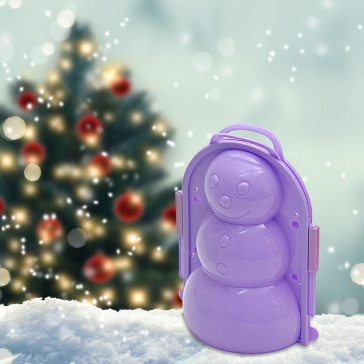 Winter Thickening Snow Tool Simulation 3D Snowman Model Children Toys Random Color Delivery Winter Thickening Snow Tool Simulation 3D Snowman Model Children Toys Random Color Delivery