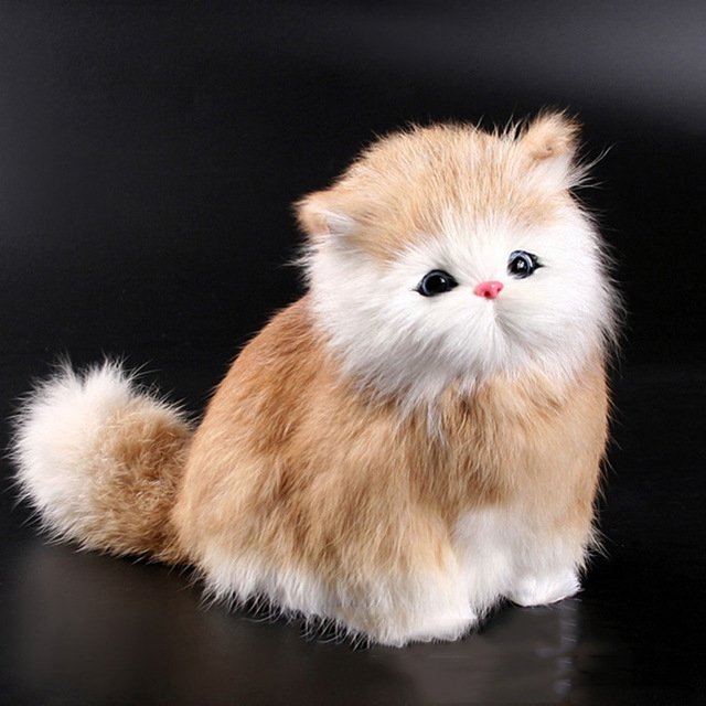 Simulation Animal Model Simulation Plush Cat Toy Will Be Called Cat Simulation Animal Model Simulation Plush Cat Toy Will Be Called Cat
