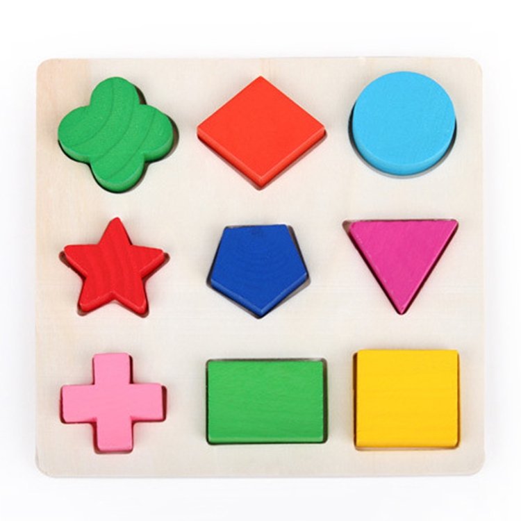 Children Educational Toys Early Education Geometric Shapes Wooden Toys, Color Children Educational Toys Early Education Geometric Shapes Wooden Toys, Color