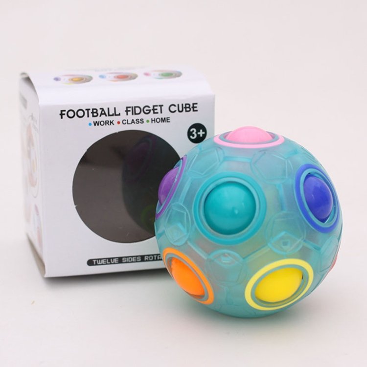 Magic Rainbow Ball Luminous Edition Training Hand Brain Coordination Fun Cube… Magic Rainbow Ball Luminous Edition Training Hand Brain Coordination Fun Cube…