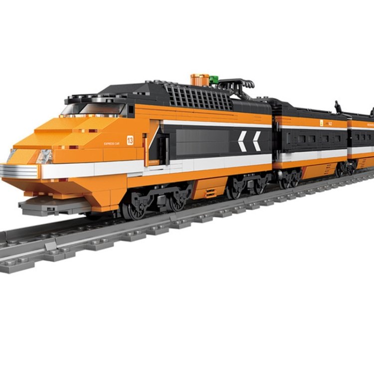 City Train Series Assembled Building Blocks Lego Simulation Electric Rail Tra… City Train Series Assembled Building Blocks Lego Simulation Electric Rail Tra…