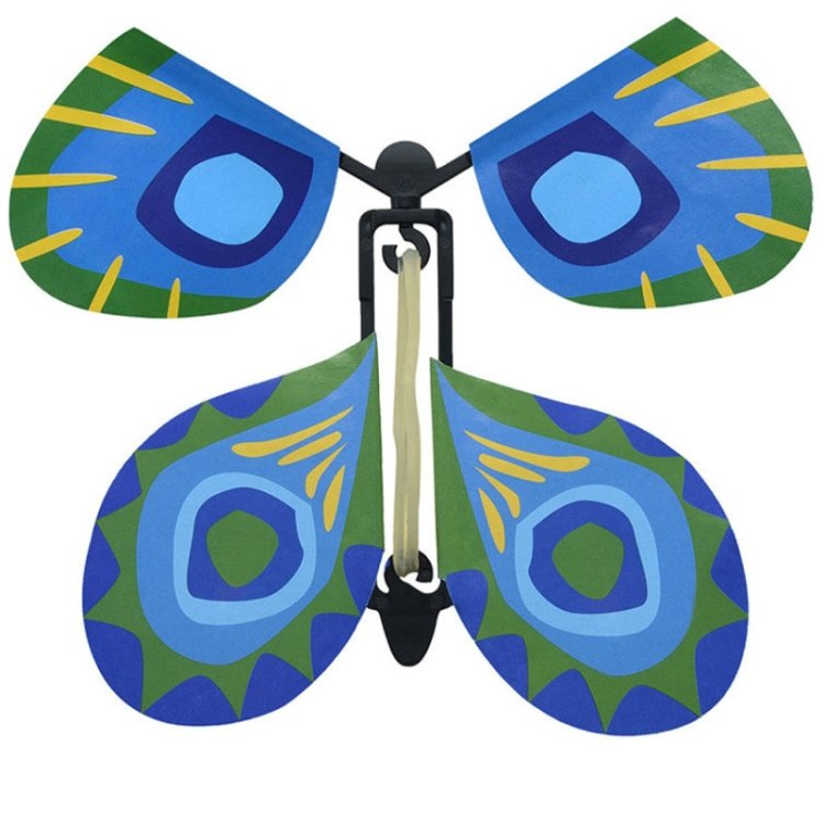 Magic Science Novelty Flying Butterfly Toy Magic Props, Blue, Yellow + Blue… Magic Science Novelty Flying Butterfly Toy Magic Props, Blue, Yellow + Blue…
