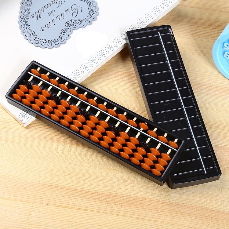 Plastic Abacus 15 Digits Arithmetic Tool Math Learn Aid Calculating Toys Gifts for Kids Plastic Abacus 15 Digits Arithmetic Tool Math Learn Aid Calculating Toys Gifts for Kids