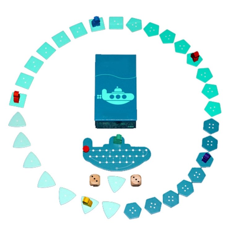 Children Funny Game Deep Sea Adventure Board Game Children Funny Game Deep Sea Adventure Board Game