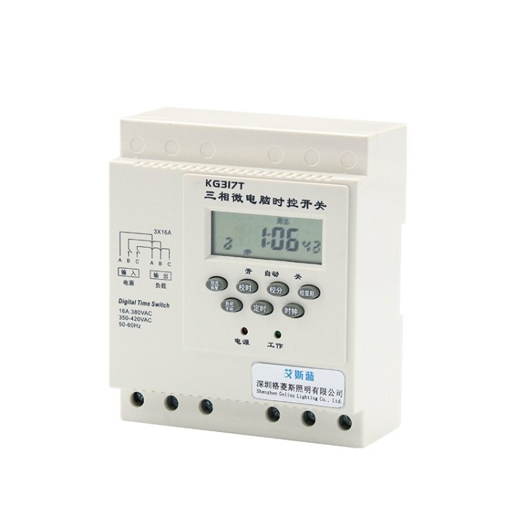 KG317T 380V Microcomputer Time-Controlled Switch Automatic Timer Water Pump Aerator Controller KG317T 380V Microcomputer Time-Controlled Switch Automatic Timer Water Pump Aerator Controller
