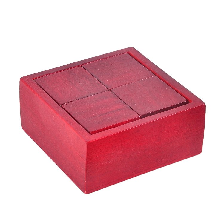 2 PCS Adult Classical Wooden Educational Toy Block Puzzle Game 2 PCS Adult Classical Wooden Educational Toy Block Puzzle Game