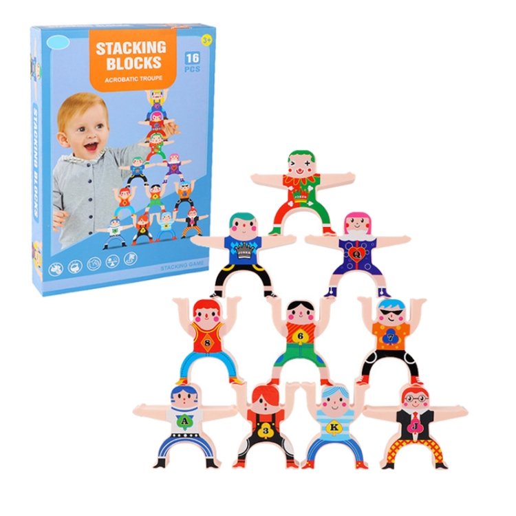 Children Parent-Child Stacking Block Game Balance Acrobatic Troupe Decompress… Children Parent-Child Stacking Block Game Balance Acrobatic Troupe Decompress…