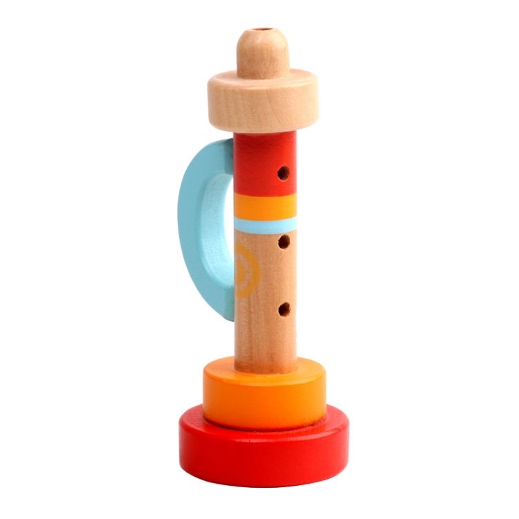 2 PCS Children Educational Early Education Wooden Horn Whistle Music Toy 2 PCS Children Educational Early Education Wooden Horn Whistle Music Toy