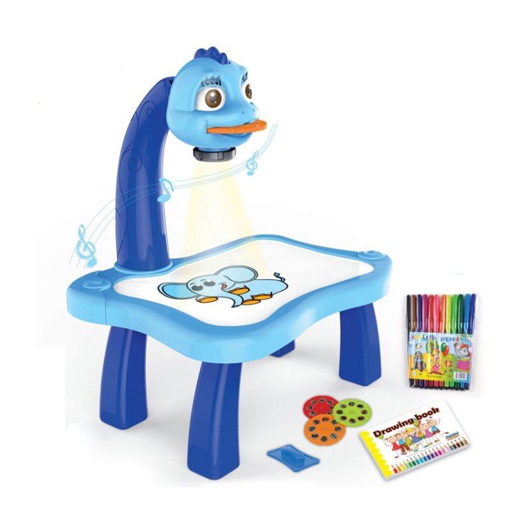 Smart Children Projection Painting Board Multifunctional Drawing Table Toy Se… Smart Children Projection Painting Board Multifunctional Drawing Table Toy Se…