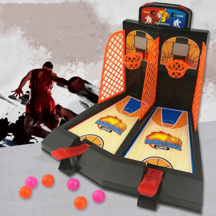 2 PCS Double Battle Basketball Toys Children Finger Catapult Basketball Court Desktop Shooting Parent-Child Game 2 PCS Double Battle Basketball Toys Children Finger Catapult Basketball Court Desktop Shooting Parent-Child Game