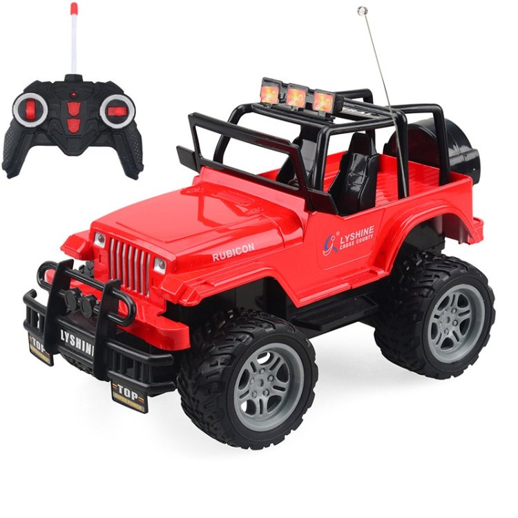Electric Children Four-Way Remote Control Car Toy Model Toy, 1:18, Red SUV 6061 Electric Children Four-Way Remote Control Car Toy Model Toy, 1:18, Red SUV 6061