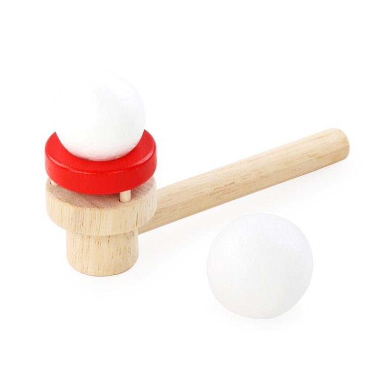 3 Sets Wooden Suspended Ball Blower Children Puzzle Parent-Child Game Toy 3 Sets Wooden Suspended Ball Blower Children Puzzle Parent-Child Game Toy