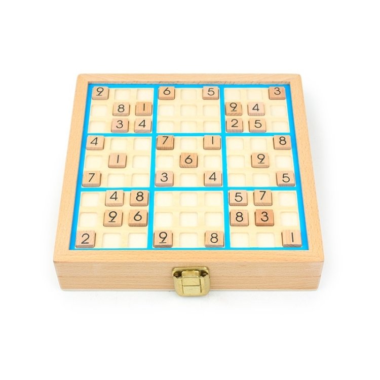 3 In1 Children Multifunctional Sudoku Board Game Puzzle Board Game, Blue, Pink 3 In1 Children Multifunctional Sudoku Board Game Puzzle Board Game, Blue, Pink