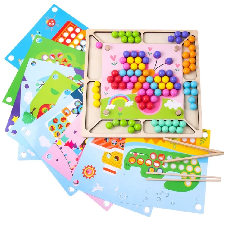 Chopsticks Clip Beads Educational Toys Hand-Eye Coordination Concentration Training Toys Random Color Delivery Chopsticks Clip Beads Educational Toys Hand-Eye Coordination Concentration Training Toys Random Color Delivery