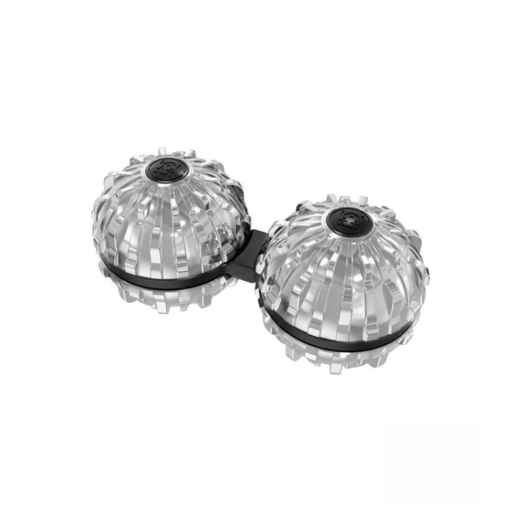 Siamese Massage Ball Fingertip Spinner Toy Decompression Artifact, (Silver)… Siamese Massage Ball Fingertip Spinner Toy Decompression Artifact, (Silver)…