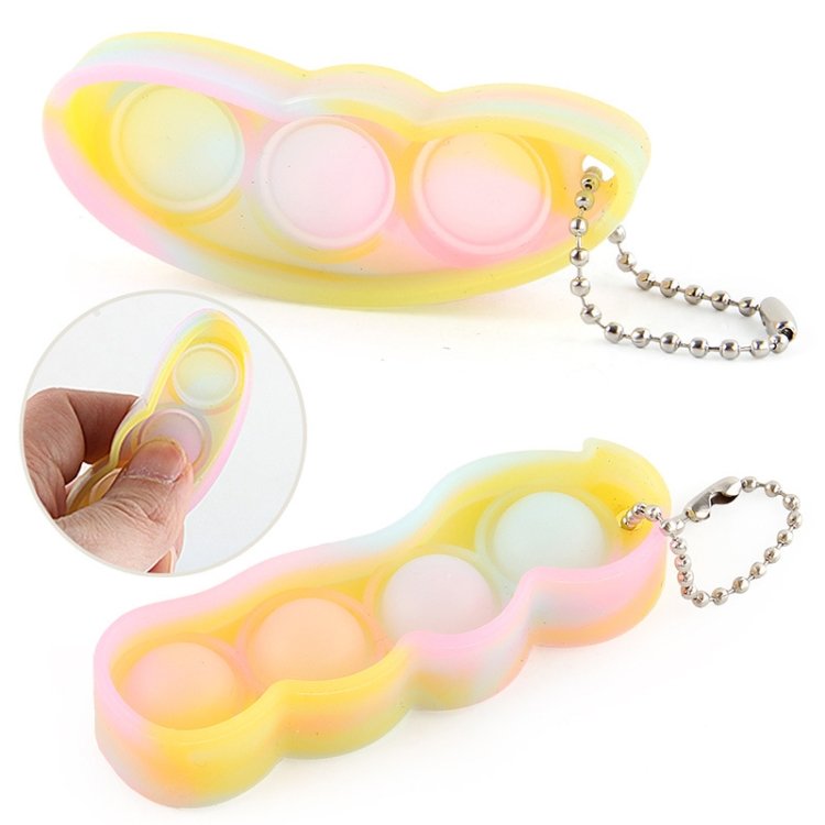 Decompression Finger Bubble Fan Keychain Pressed Venting Finger Squeezed Toys Decompression Finger Bubble Fan Keychain Pressed Venting Finger Squeezed Toys