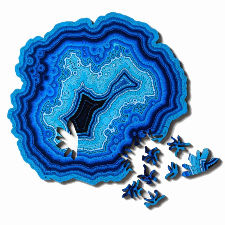 Allotype Agate Puzzle Difficult Wooden Jigsaw Puzzle Toy, Blue, Red, Green… Allotype Agate Puzzle Difficult Wooden Jigsaw Puzzle Toy, Blue, Red, Green…