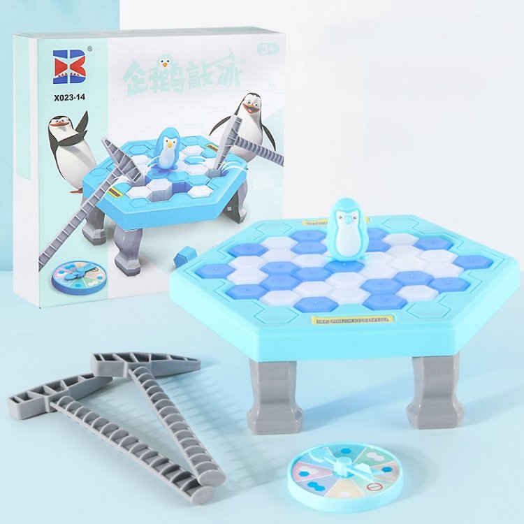 Rescue Penguin Trap Icebreaker Toy Penguin Desktop Parent-Child Interactive E…