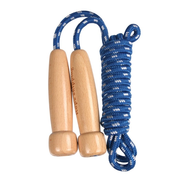 Wooden Children Skipping Rope Kindergarten Pupils Beginners Adjustable Skippi… Wooden Children Skipping Rope Kindergarten Pupils Beginners Adjustable Skippi…
