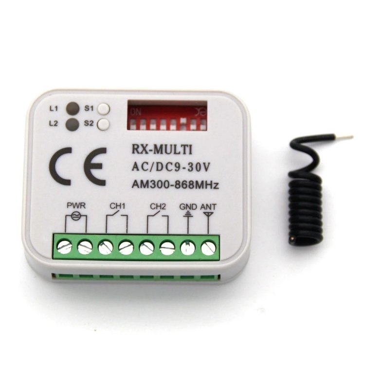 LZ-068 Garage Door Rolling Code Fixed Code Multi-Frequency Remote Control Receiver Switch LZ-068 Garage Door Rolling Code Fixed Code Multi-Frequency Remote Control Receiver Switch