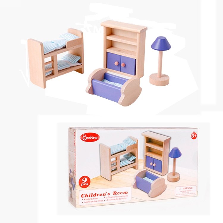 Onshine Pretend Play Scene DIY Role Playing Wooden Furniture Accessories, Sty… Onshine Pretend Play Scene DIY Role Playing Wooden Furniture Accessories, Sty…