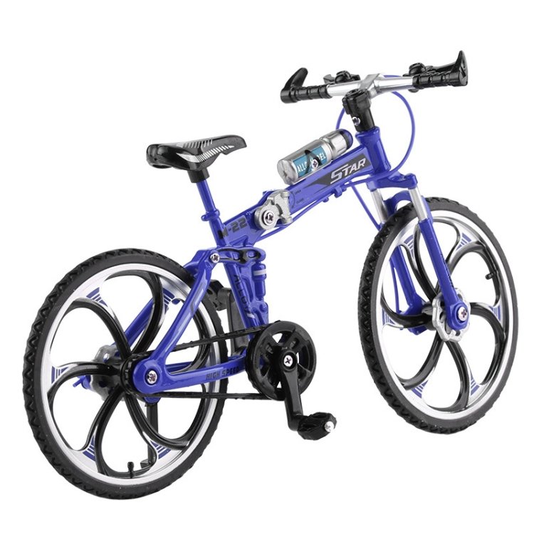 1:8 Scale Simulation Alloy Bicycle Model Mini Bicycle Toy Decoration…