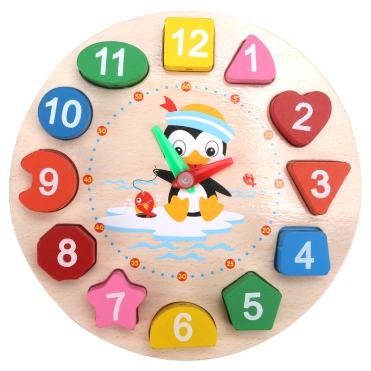 3 PCS Number Clock Children Building Block Toy Early Education Puzzle Shape M… 3 PCS Number Clock Children Building Block Toy Early Education Puzzle Shape M…