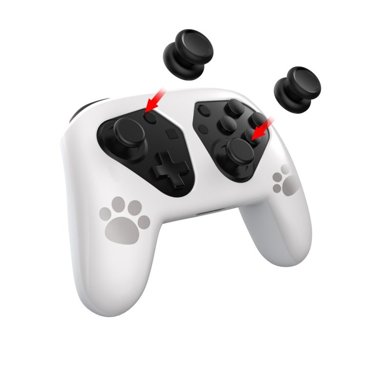 DOBE TNS-1171 Gamepad Protection Set Handle Protective Case + Rocker Cap For Nintendo Switch Pro...