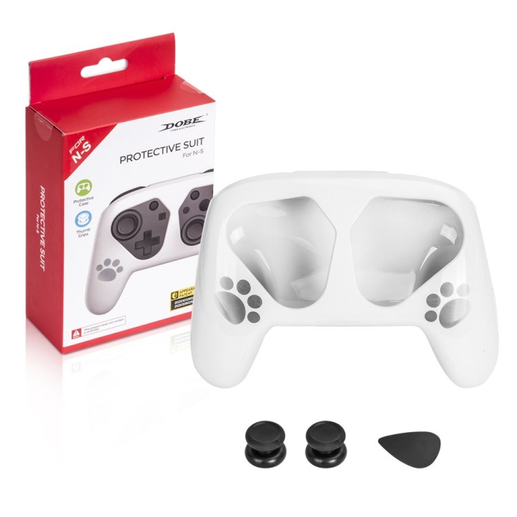 DOBE TNS-1171 Gamepad Protection Set Handle Protective Case + Rocker Cap For Nintendo Switch Pro...
