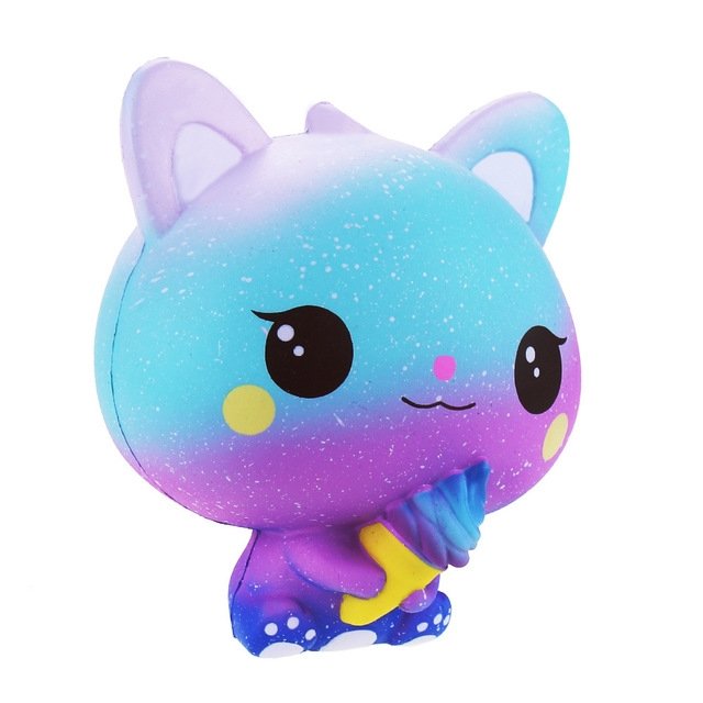 3 PCS Ice Cream Cat Cute Soft Squeeze Scented Toy Gift for Kid Size:11*7*8cm 3 PCS Ice Cream Cat Cute Soft Squeeze Scented Toy Gift for Kid Size:11*7*8cm