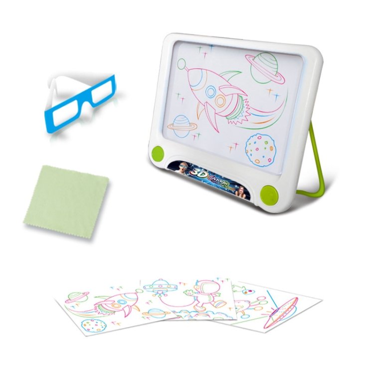 Multifunctional Luminous 3D Children Drawing Board, Without Watercolor Pen, S… Multifunctional Luminous 3D Children Drawing Board, Without Watercolor Pen, S…
