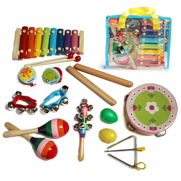 14 PCS / Set Children Orff Percussion Playset 14 PCS / Set Children Orff Percussion Playset